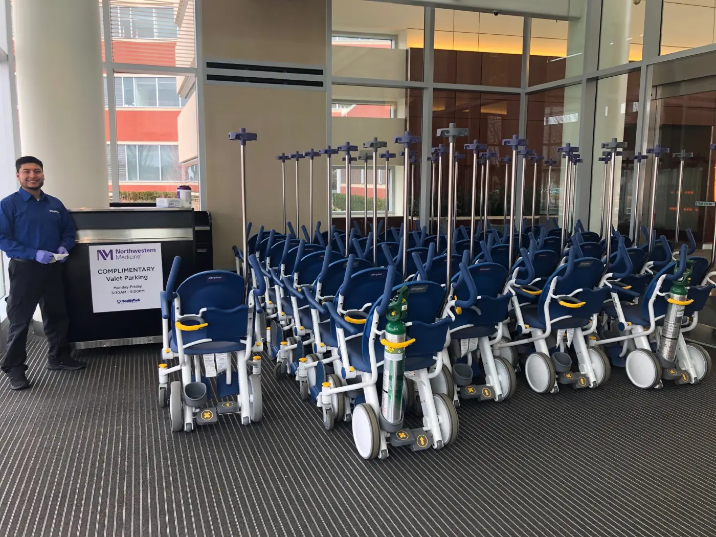 patient transport chair